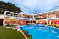 Exterior shot of the Love Island Villa
